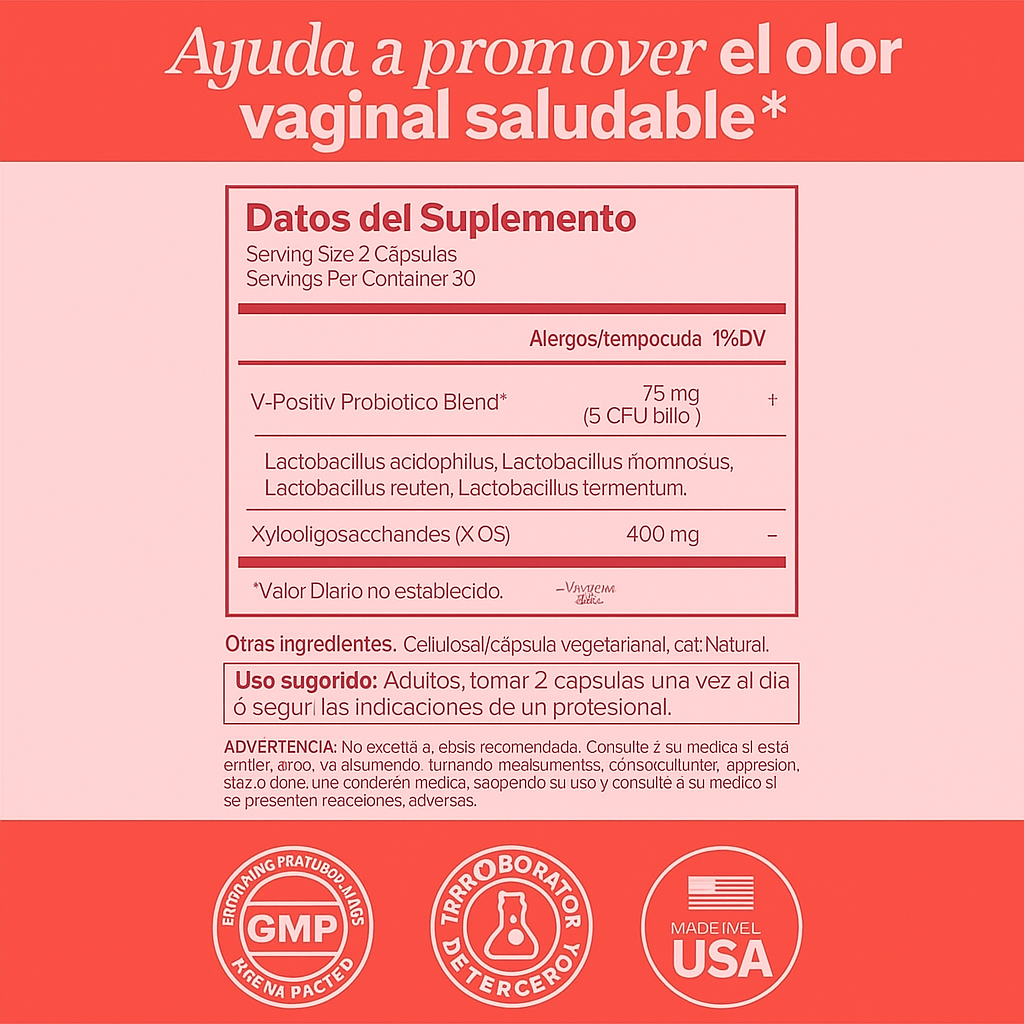 URO Vaginal Probiotics 60 capsulas