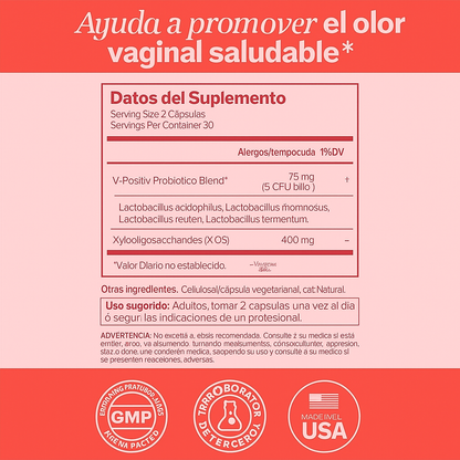 URO Vaginal Probiotics 60 capsulas