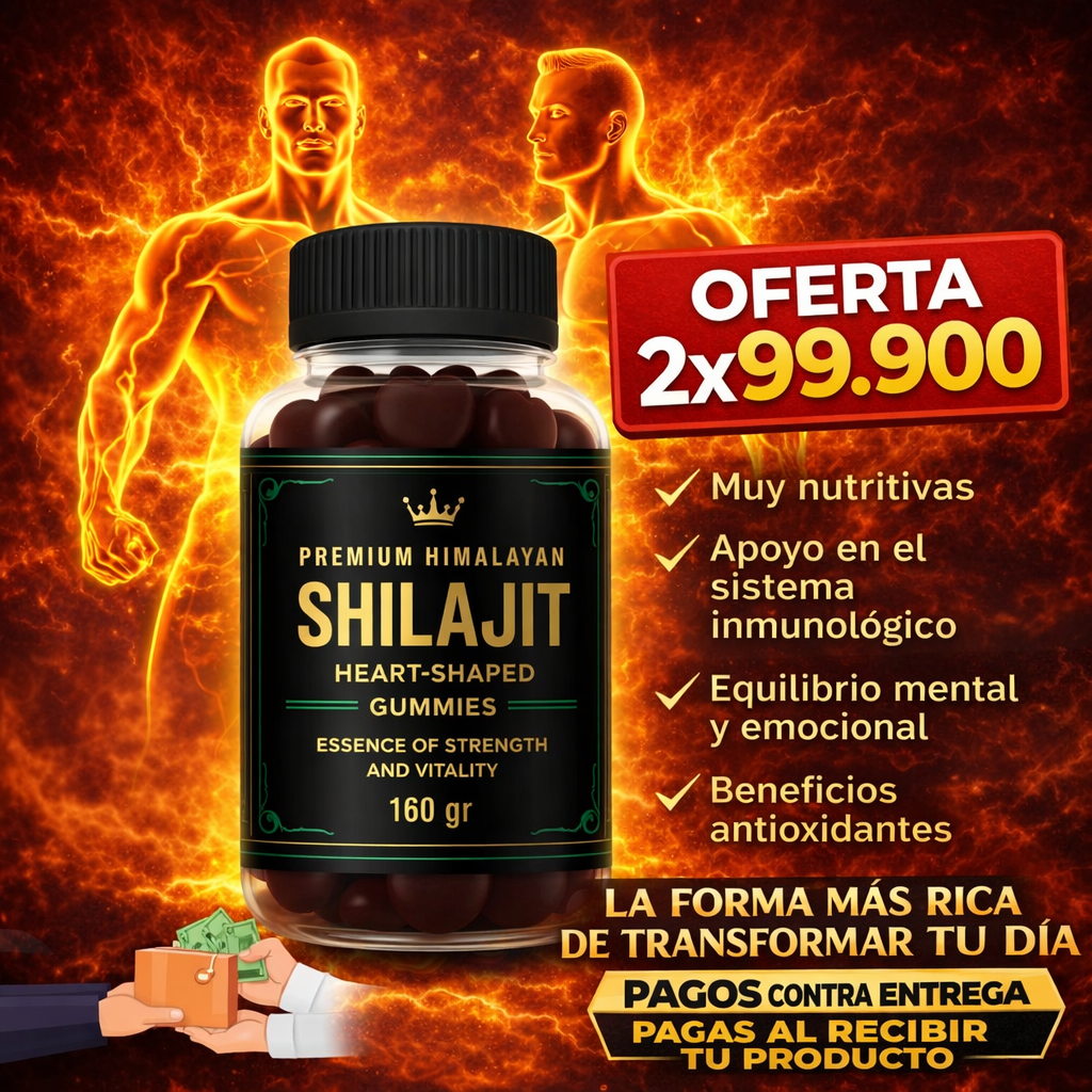 Shilajit del Himalaya en gomitas