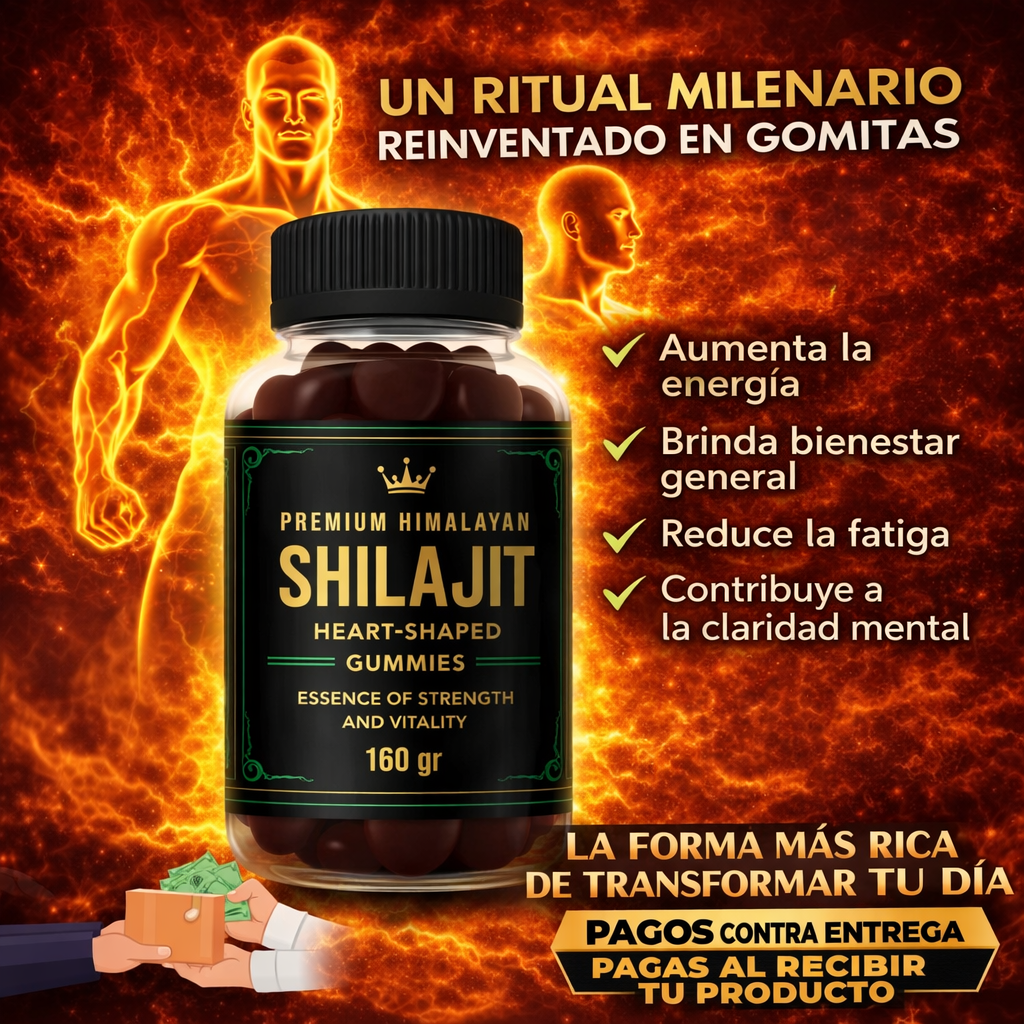 Shilajit del Himalaya en gomitas