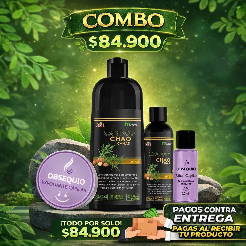 Kit chao canas shampoo